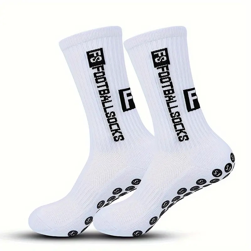 Badminton Grip - Comfortabele ademende antislip voetbalsokken Heren Dames
