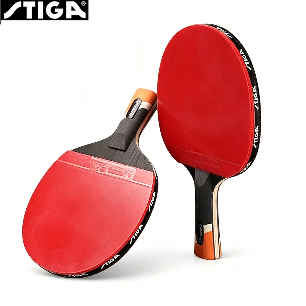 Badminton Racket Carbon - Professionele STIGA CARBO 6 Star Tafeltennisracket