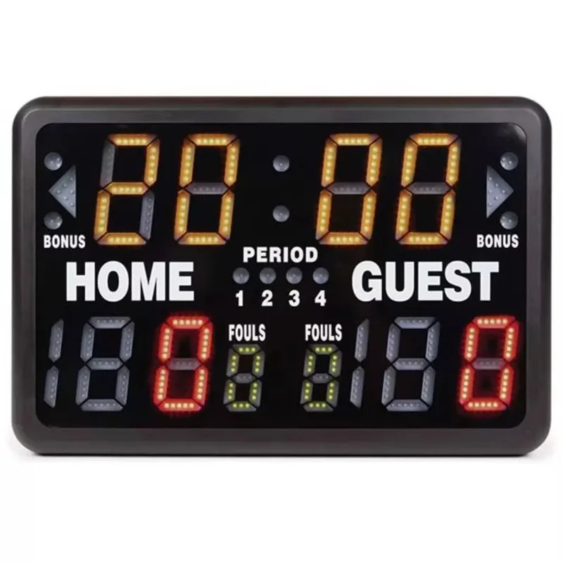 Scoreboard Digital - 2026 Nieuw 12-cijferig elektronisch scorebord voor