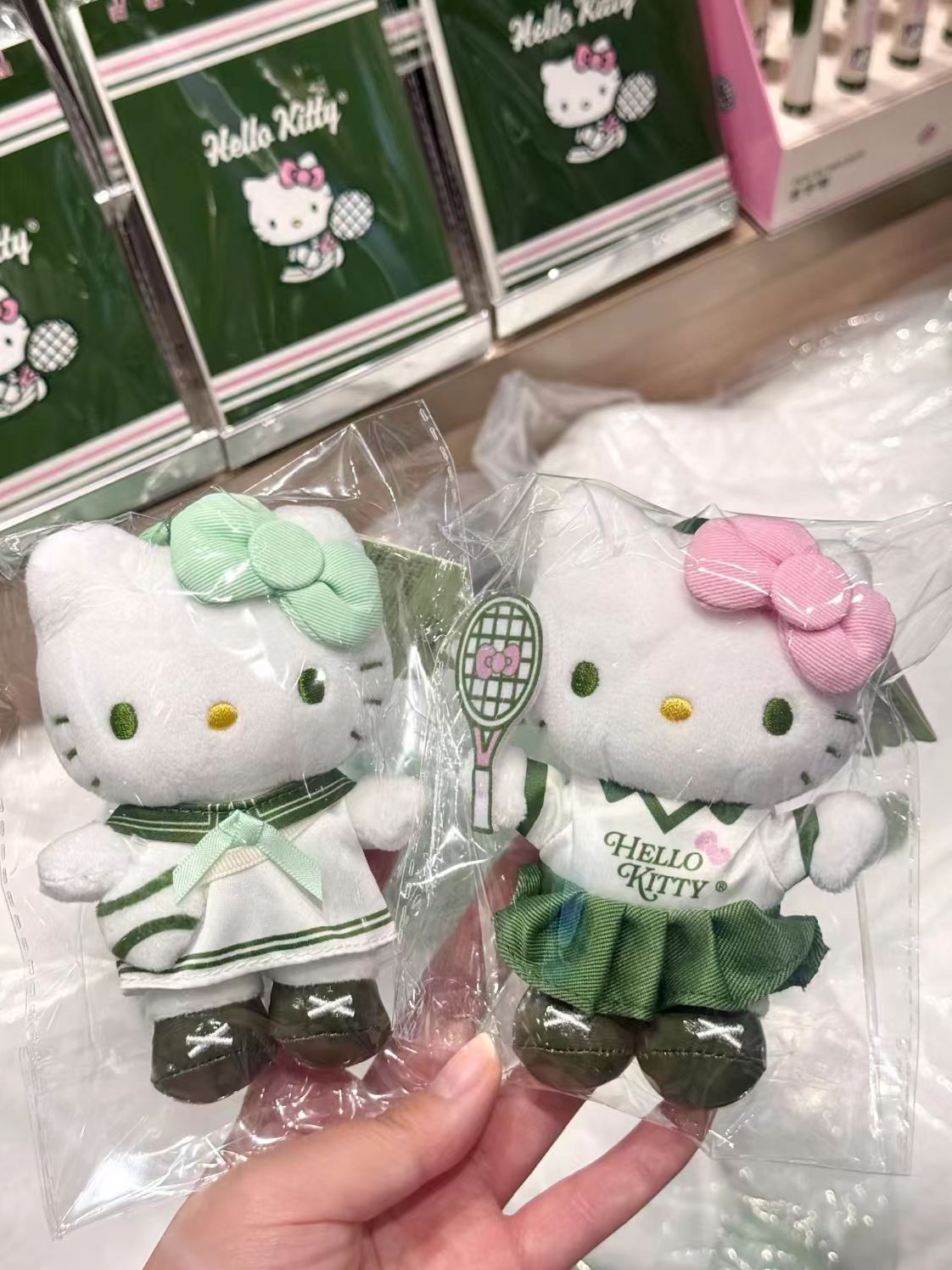 Badminton Bag - Sanrio Hello Kitty Tennis Diary-serie: tennisracket-sleutelhanger,