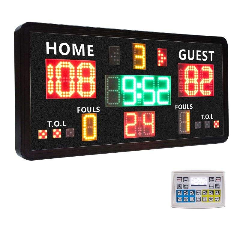 Scoreboard Digital - Draagbare consolepaneelbediening 0,9m LED digitaal basketbal