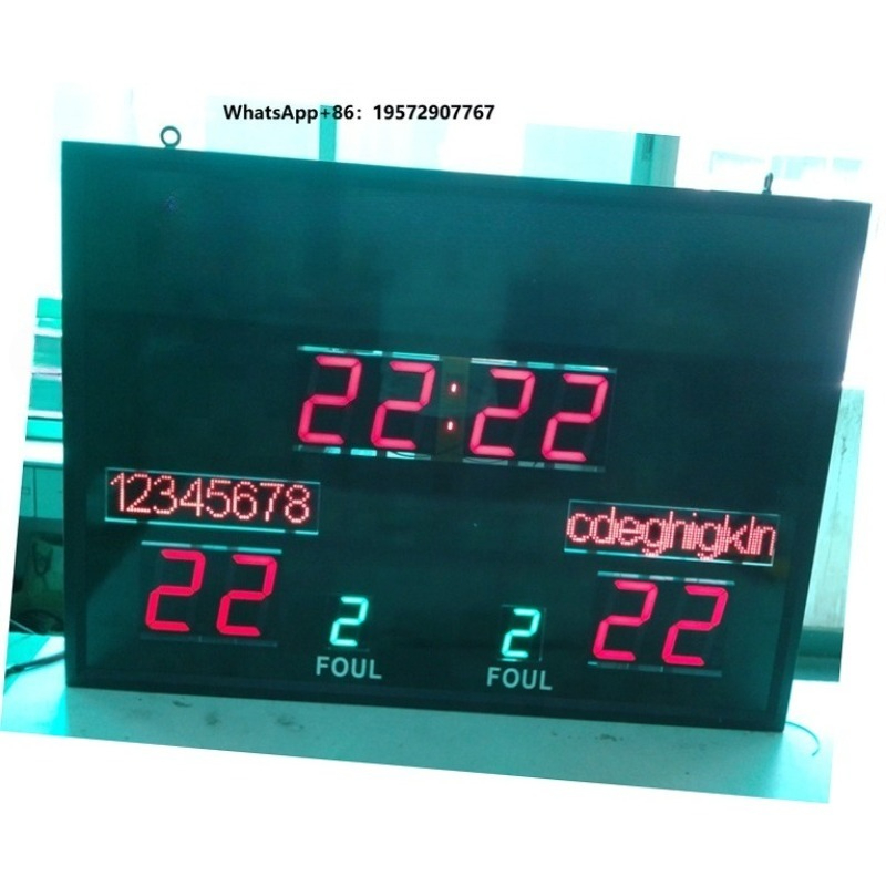 Scoreboard Digital - Draadloos elektronisch digitaal scorebord voor basketbal,