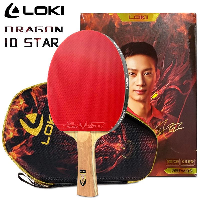 LOKI DRAGON 10 STER Tafeltenni - Badminton Racket Carbon recensie en prijs