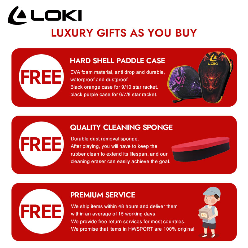 LOKI DRAGON 10 STER Tafeltenni - Badminton Racket Carbon recensie en prijs