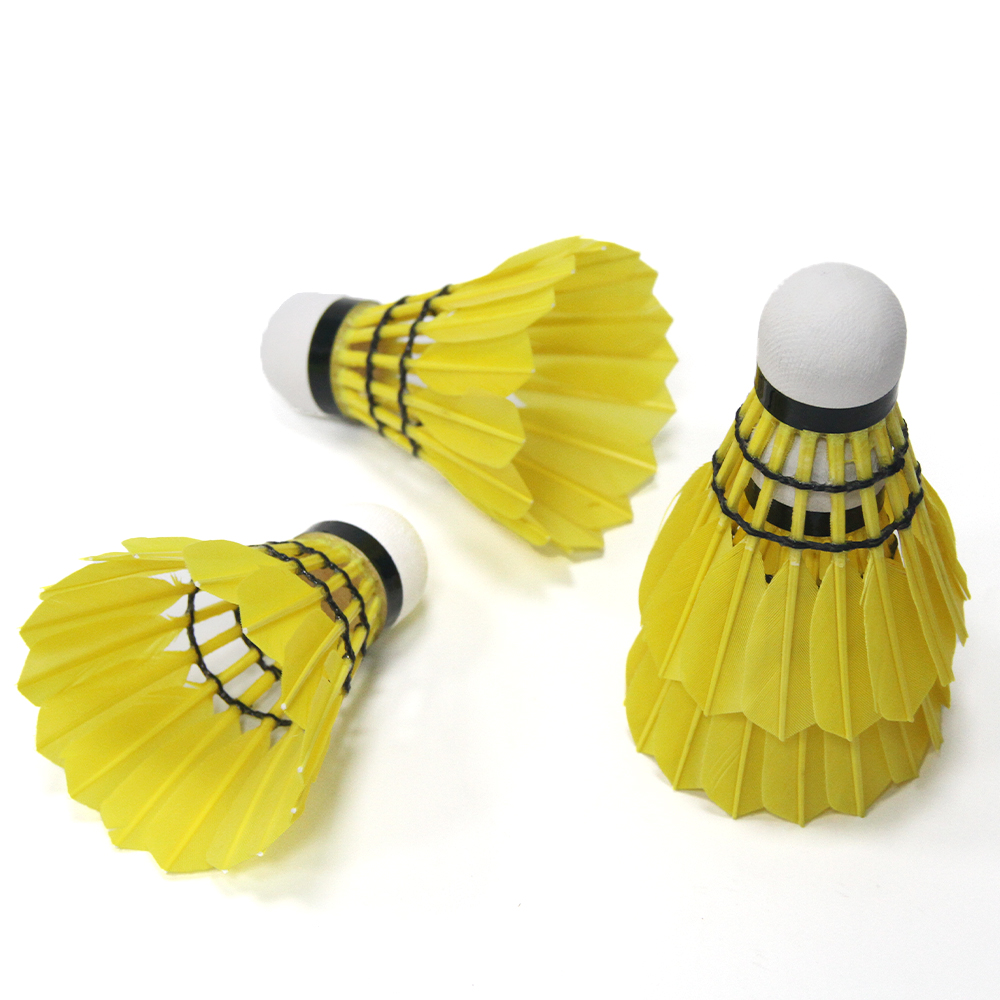 Kleurrijke custom badmintonshu - Feather Shuttlecock recensie en prijs