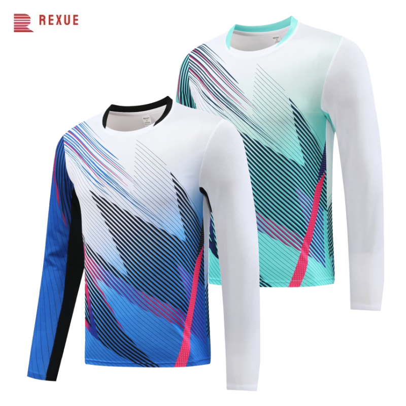 Lange Mouw Badminton Shirt Uni - Badminton Jersey recensie en prijs